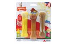 Nylabone Flavor Frenzy Power Chew Triple Pack Chicken, Corn  Ice Cream Sundae, 1ea/SMall/Regular 3 ct
