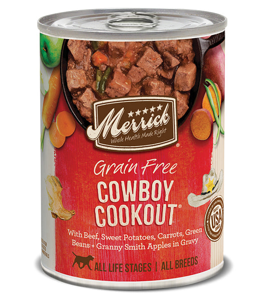 MERRICK DOG CLASSIC COWBOY COOKOUT 12.7OZ (Case of 12)