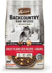 MERRICK DOG BACKCOUNTRY GREAT PLAINS RED 10LB
