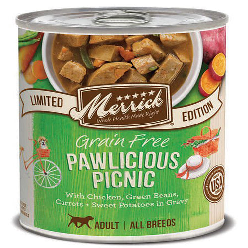 Merrick Dog Grain Free Pawlicious Picnic 12.7 Oz.(Case Of 12)