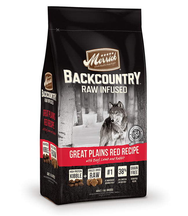 Merrick Backcountry Raw Infused Great Plains Red Recipe 12 Lbs