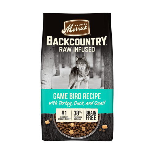 MERRICK DOG BACKCOUNTRY GRAIN FREE GAMEBIRD 10LB