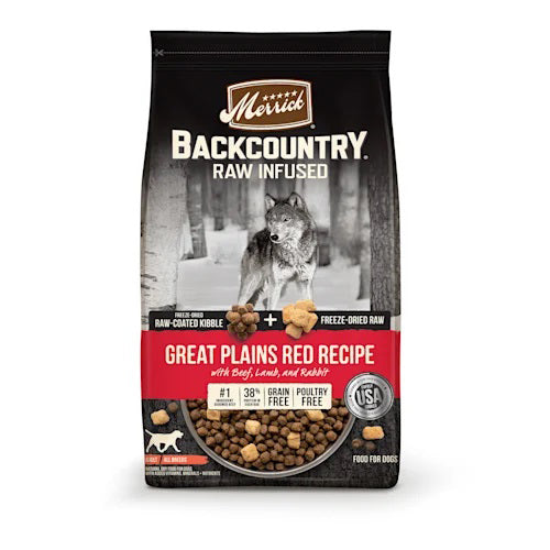 MERRICK DOG BACKCOUNTRY GRAIN FREE GREAT PLAINS RED MEAT 10LB