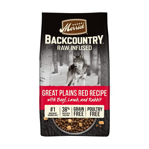 Merrick Dog Backcountry Grain Free Great Plains Red Meat 4Lb