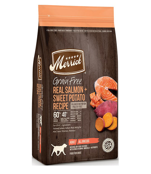 Merrick Dog Grain Free Salmon & Sweet Potato 4Lb