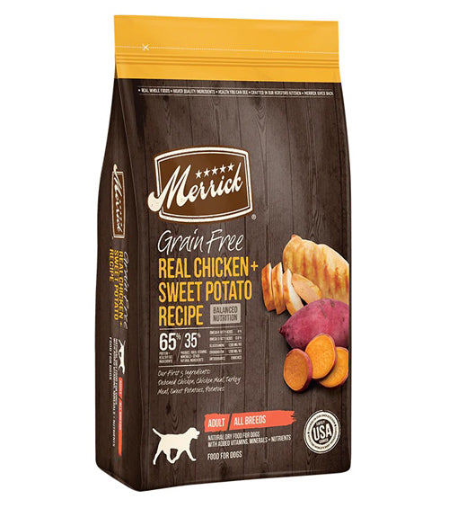 Merrick Dog Grain Free Chicken & Sweet Potato 22Lb