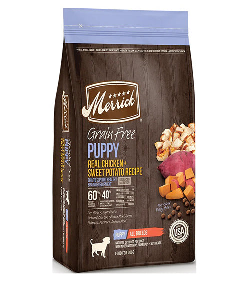 Merrick Dog Grain Free Puppy Chicken & Sweet Potato 10Lb