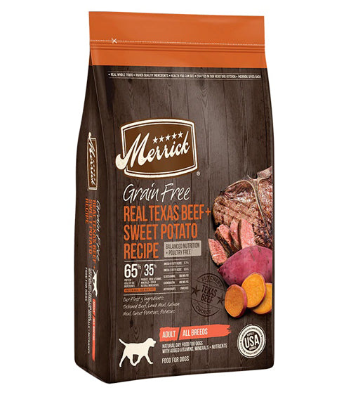 Merrick Dog Grain Free Puppy Beef & Sweet Potato 10Lb