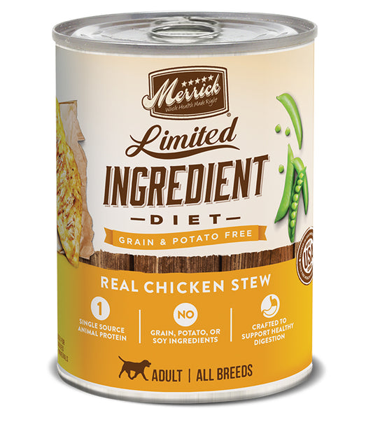 Merrick Dog Limited Ingredient Diet Chicken 12.7 Oz.(Case Of 12)