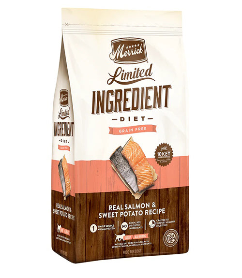 Merrick Dog Limited Ingredient Grain Free Salmon 4Lb