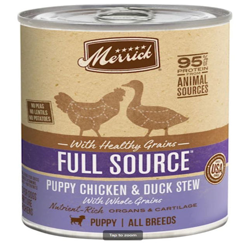Merrick Dog Full Source Puppy 12.7 Oz.(Case Of 12)