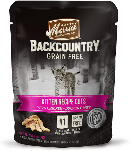 Merrick Cat Backcountry Real Kitten 3oz. (Case of 24)