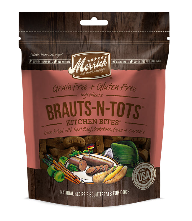 Merrick Kitchen Bites Brauts-N-Tots 9 Oz.