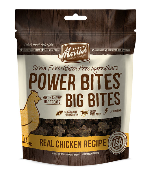 Merrick Big Bites Real Chicken Recipe 6 Oz.(Case Of 6)