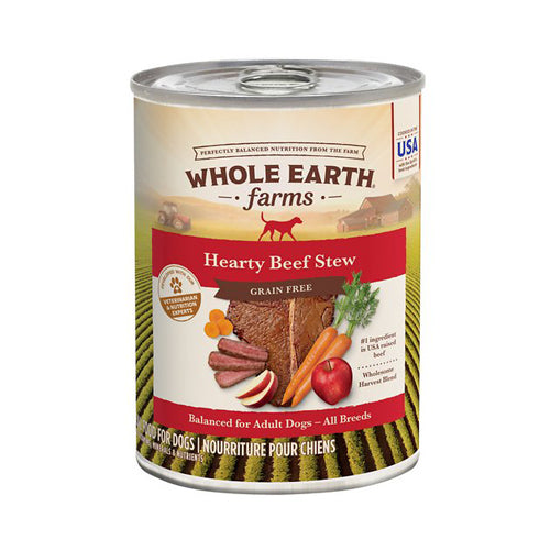 Whole Earth Dog Grain Stw Beef 12.7 Oz (Case Of 12)