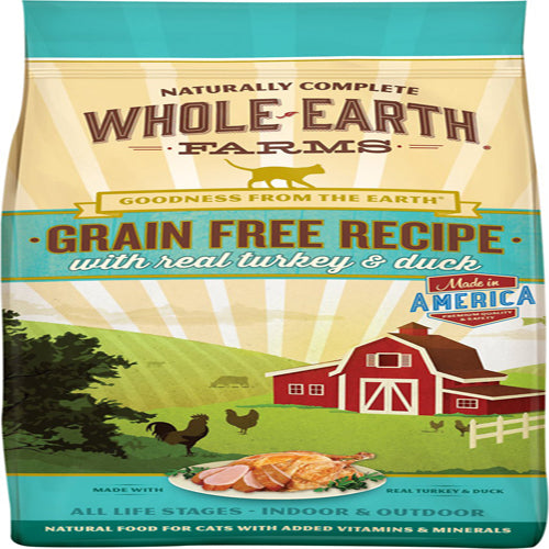 WHOLE EARTH FARMS CAT GRAIN FREE TURKEY & DUCK 5LB