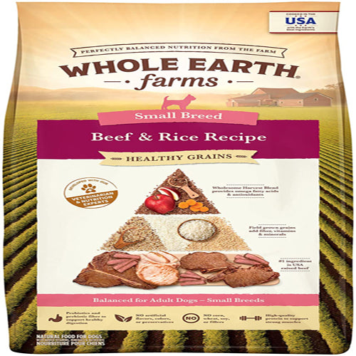 Whole Earth Dog Grain Sbr Beef 12Lbs