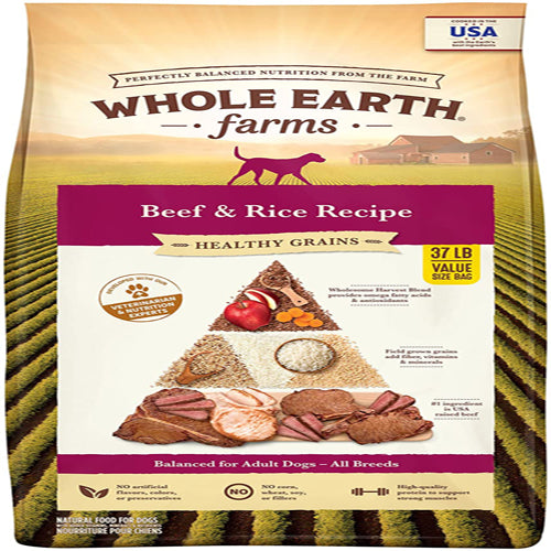 Whole Earth Dog Grain Beef 37Lbs