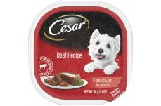 Cesar Beef In Meaty Juices Wet Dog Food 24Ct/3.5Oz 24Ea/3.5 Oz, 24 Pk