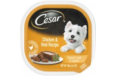 Cesar Chicken and Veal In Meaty Juices Wet Dog Food 24Ea/3.5 Oz, 24 Pk