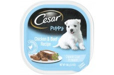 Cesar Puppy Chicken and Beef Wet Dog Food 24Ea/3.5 Oz, 24 Pk
