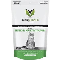 Vetri-Science Cat Nucat Senior Multi-Vitamin 30Ct