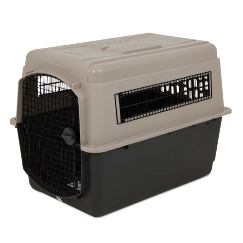 Petmate Ultra Vari Dog Kennel Hard-Sided Taupe, Black 40 in