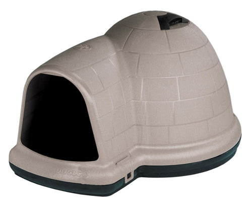 Petmate Indigo Dog House Taupe, Black Medium