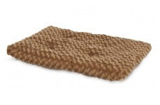 Petmate Plush Kennel Dog Mat Tobacco Brown 32 Inches X 21 Inches