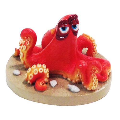 Disney Finding Dory Hank the Octopus on the Sand Statue Hank on Sand Beige, Orange Small