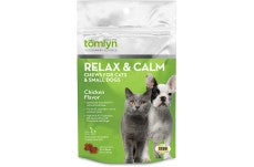 Tomlyn Relax & Calm Chews for Cats & Dogs 3.17 oz 30 Count