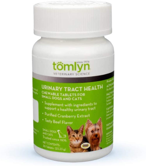 Tomlyn Urinary Tract Health Chewable Tablets for Cats and Dogs 30 Count