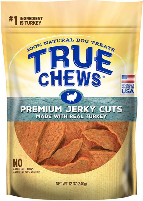 True Chews Jerky Cuts Dog 12Oz turkey
