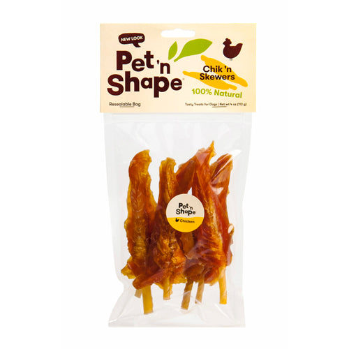 Pet 'N Shape Chik 'n Skewers Dog Treat 4 oz
