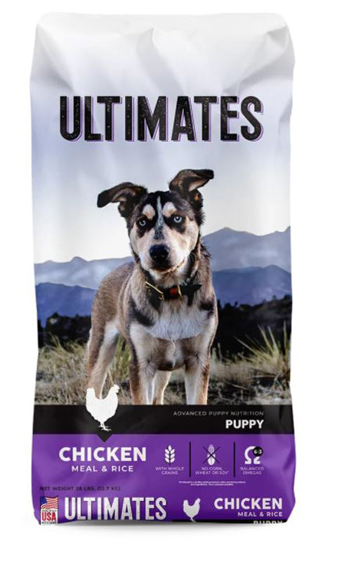 Ultimate Dog Puppy Chicken Meal Rice 40LB