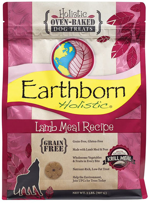 Earthborn Lamb Recipe Oven Baked Biscuits Grain Free 2Lb