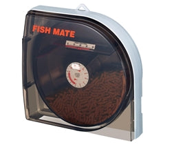 Ani Mate Automatic Pond Fish Feeder Black