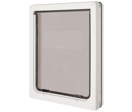 Ani Mate Dog Mate Dog Door White, Clear Large