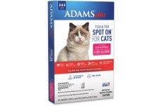 Adams Plus Flea & Tick Spot On for Cats & Kittens Over 5 lbs