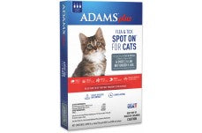 Adams Plus Flea & Tick Spot On for Cats & Kittens Over 2.5 lbs but under 5 lbs