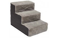 DMC 3-Step Pet Step 3 Step Pet Steps Grey 15 Inch (3 Step Pet Steps)