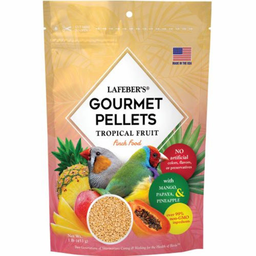 Lafeber Company Tropical Fruit Gourmet Pellets Finch Bird Food 1 Lb