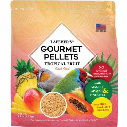 Lafeber Company Tropical Fruit Gourmet Pellets Finch Bird Food 3.5 Lb