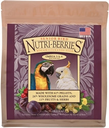 Lafeber Company Senior Bird Nutri-Berries Macaw & Cockatoo Food 10 oz