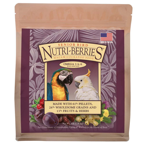 Lafeber Company Senior Bird Nutri-Berries Macaw & Cockatoo Food 3 lb