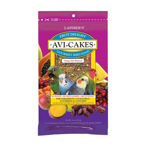 Lafeber Company Fruit Delight Avi-Cakes Small Birds Treat 8 oz