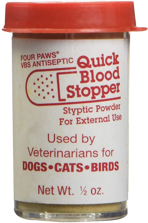 Four Paws Antiseptic Pet Blood Stopper Powder for Dogs, Cats, and Birds