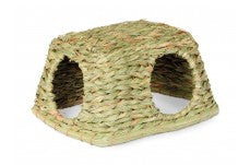 Prevue Pet Products Grass Hut for Small Animals Natural, Mat Green Medium