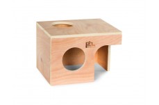 Prevue Pet Products Wood Guinea Pig Hut for Small Animals Unvarnished Hardwood Large