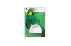 Prevue Pet Products Hanging Half-Round Bird Cage Cup Assorted Small